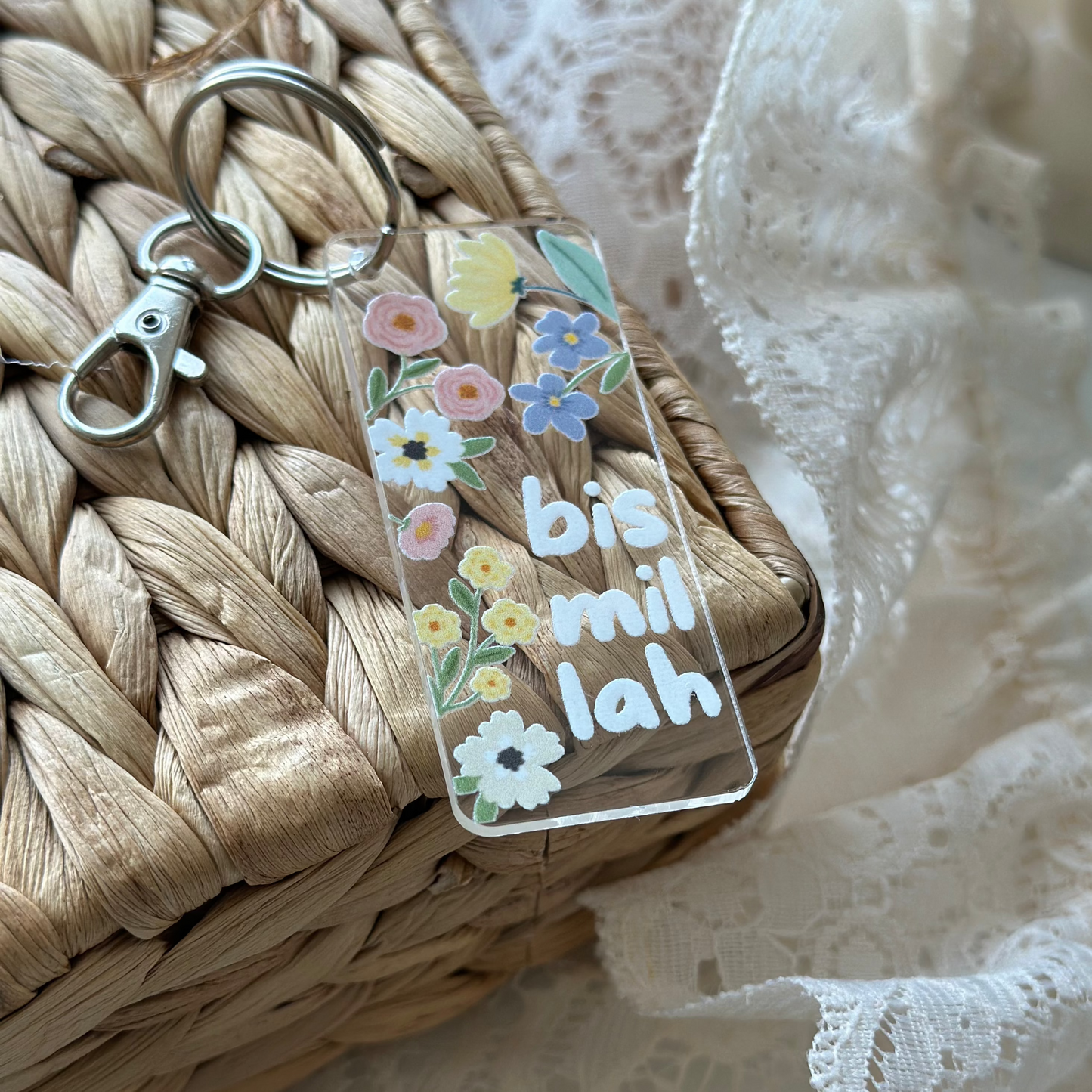 Bismillah - Acrylic Keychain | Eid Gifts