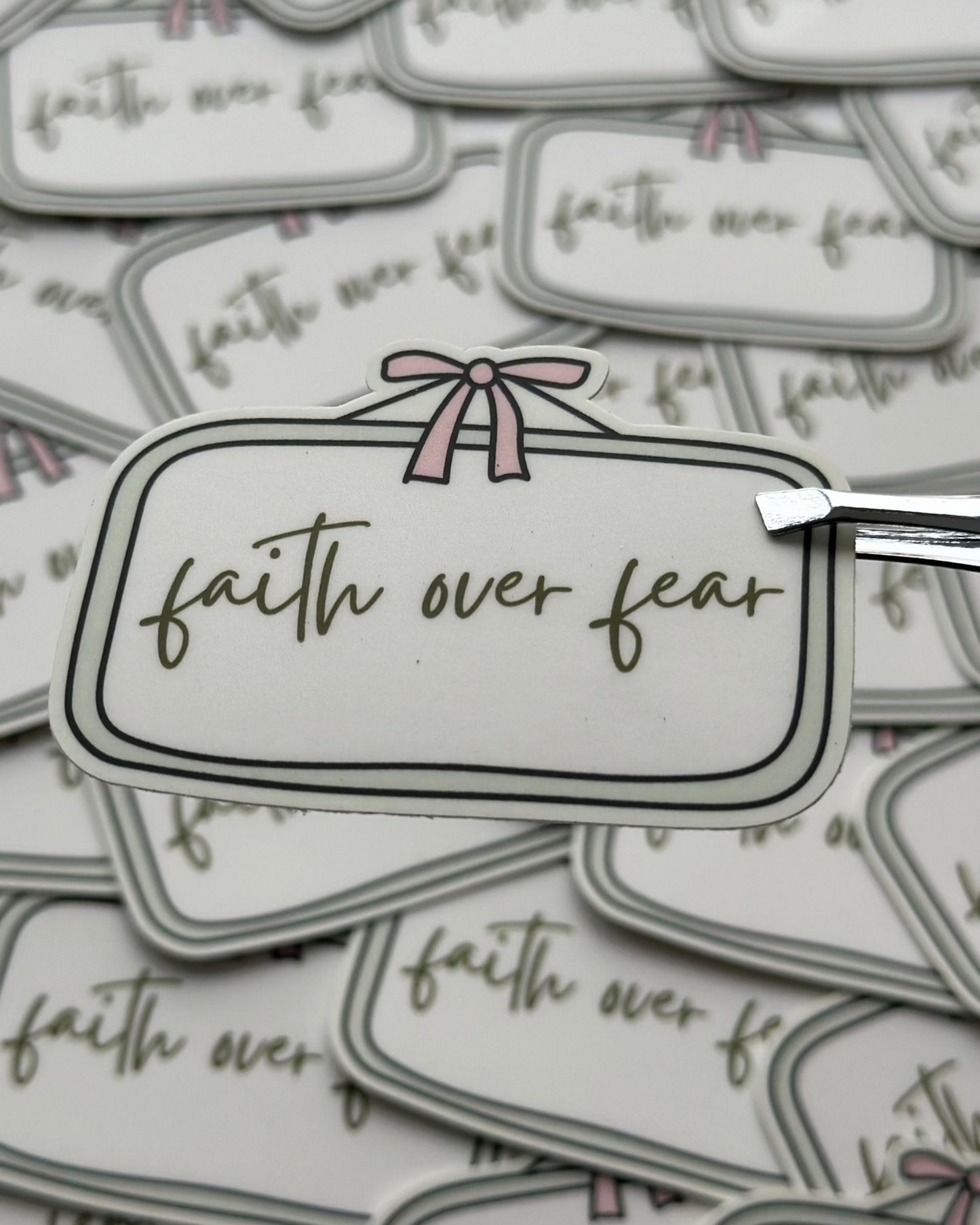 Faith over Fear - Islamic Sticker | Eid Gifts