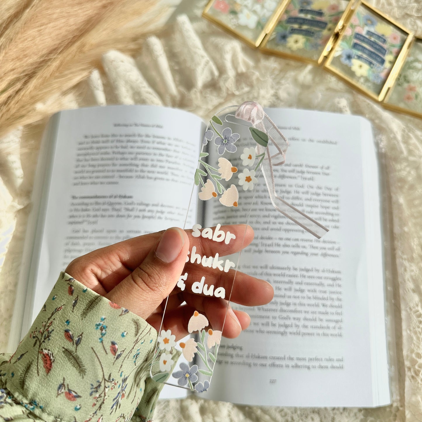 Sabr Shukr & Dua | Acrylic Bookmark