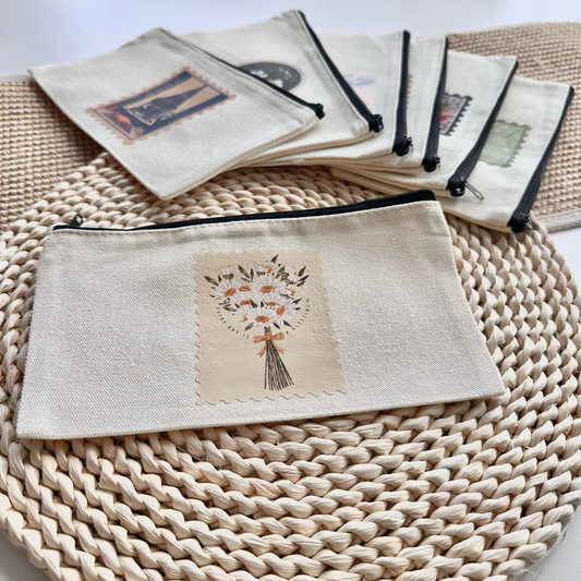 Bouquet Zipper Pouch
