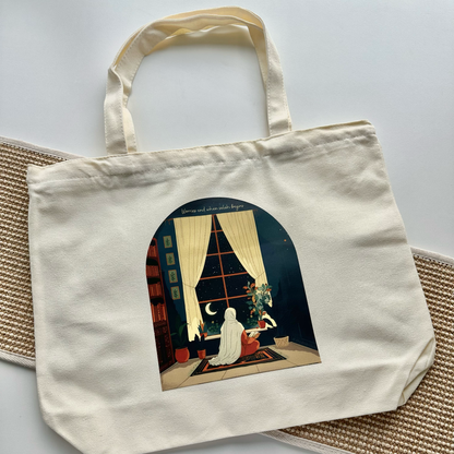 Prayer Room Zipper Tote Bag