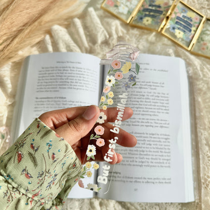 But First, Bismillah | Acrylic Bookmark