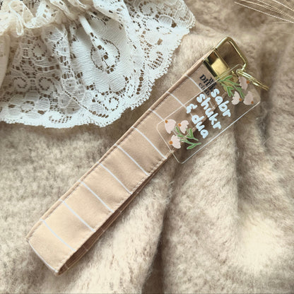 Coffee Stripe Wrist Lanyard | Eid Gifts